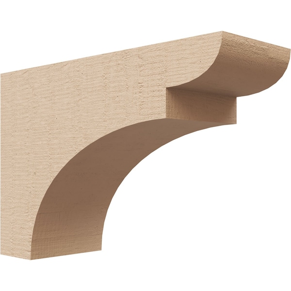 Ekena Millwork 3"W x 9"D x 6"H Classic Yorktown Rough Cedar Woodgrain TimberThane Corbel, Primed Tan CORUR03X09X06YORRCPR - main